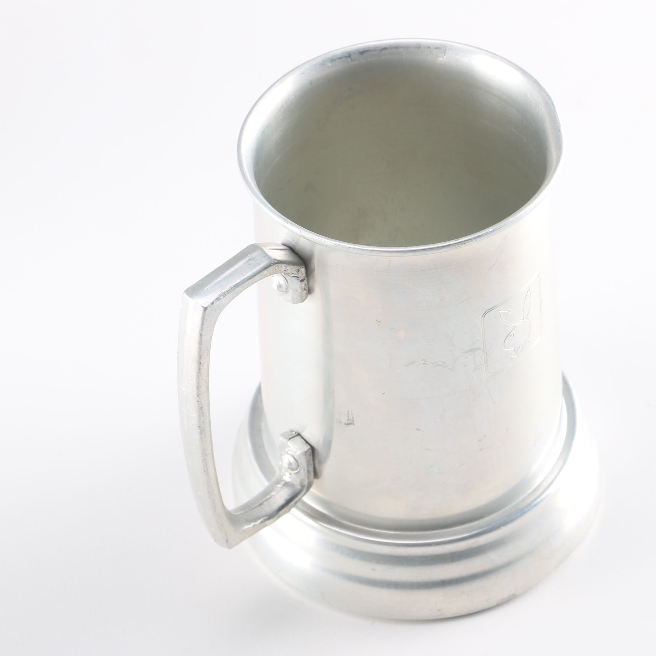 Four Pewter Tankards Including Playboy
