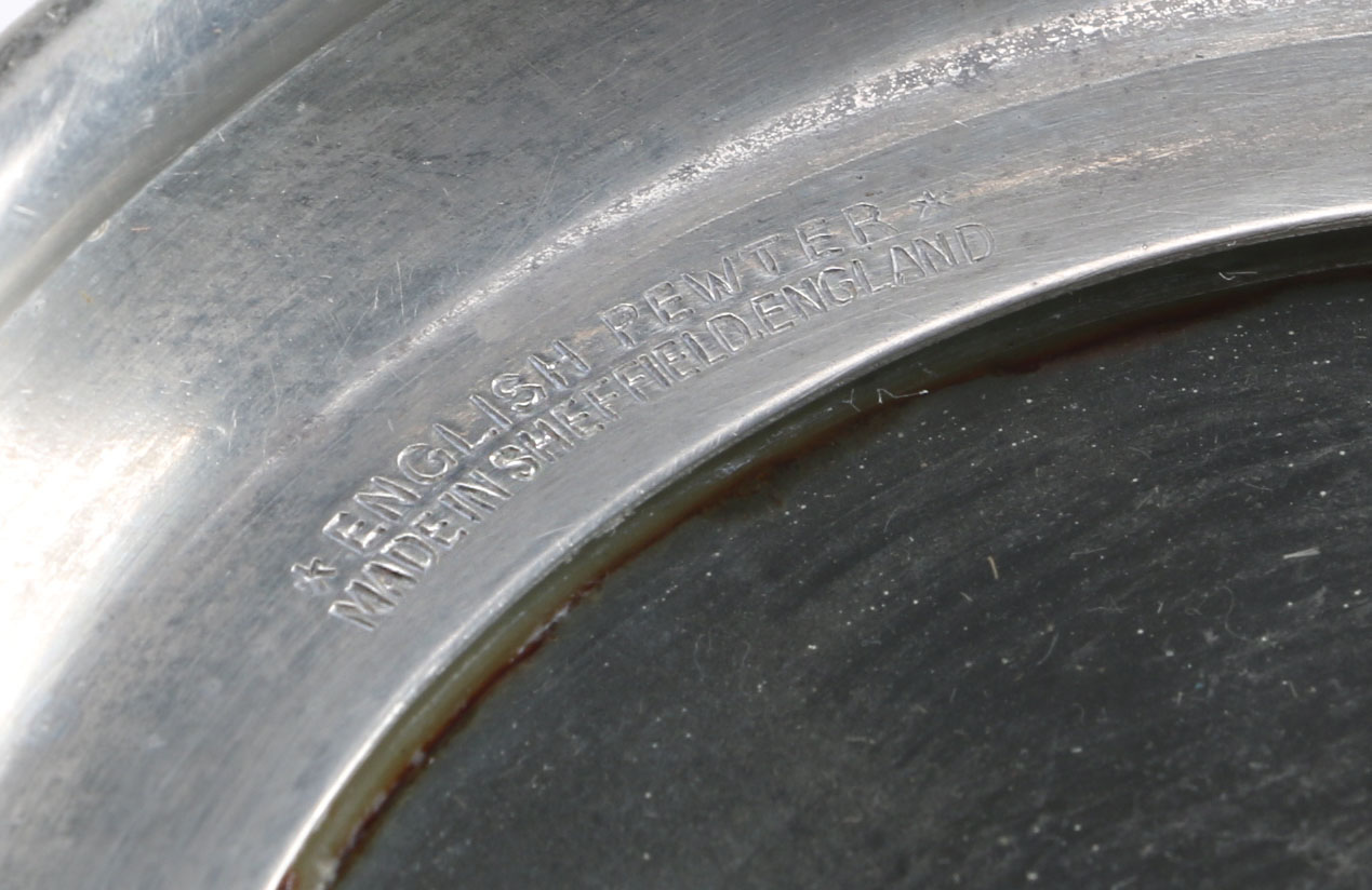 Four Pewter Tankards Including Playboy