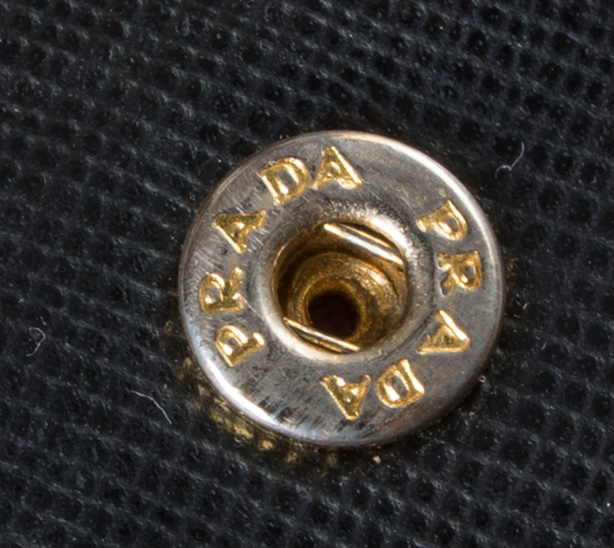 Black Leather Prada Wallet