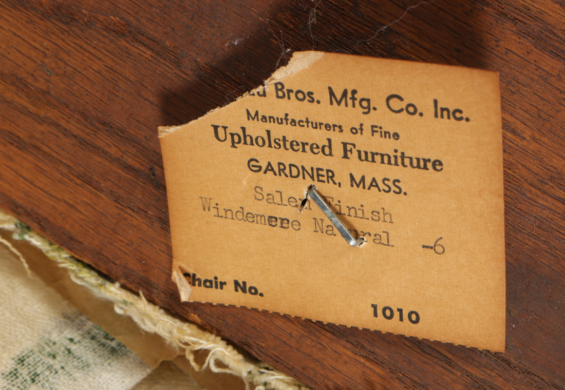 Circa 1950's S. Bent & Bros. Colonial Style Chair