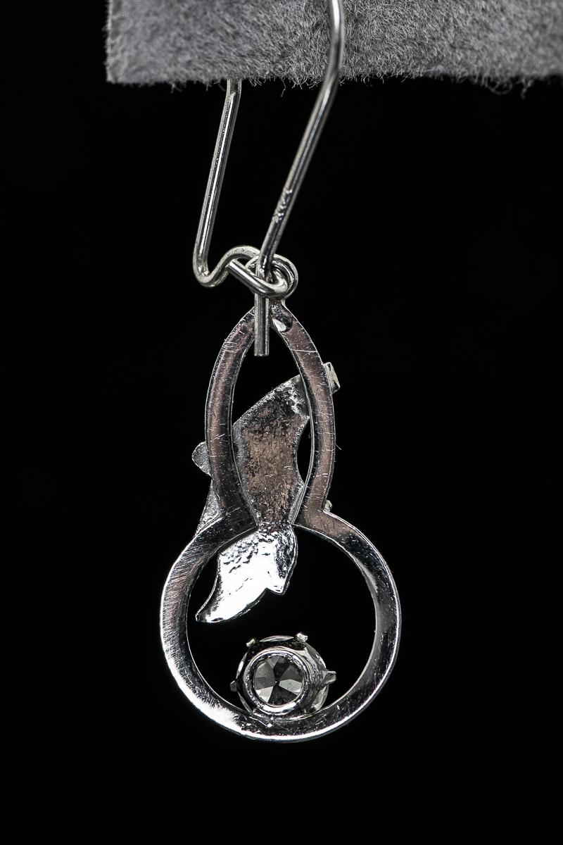 Sterling Silver Leaf Earrings