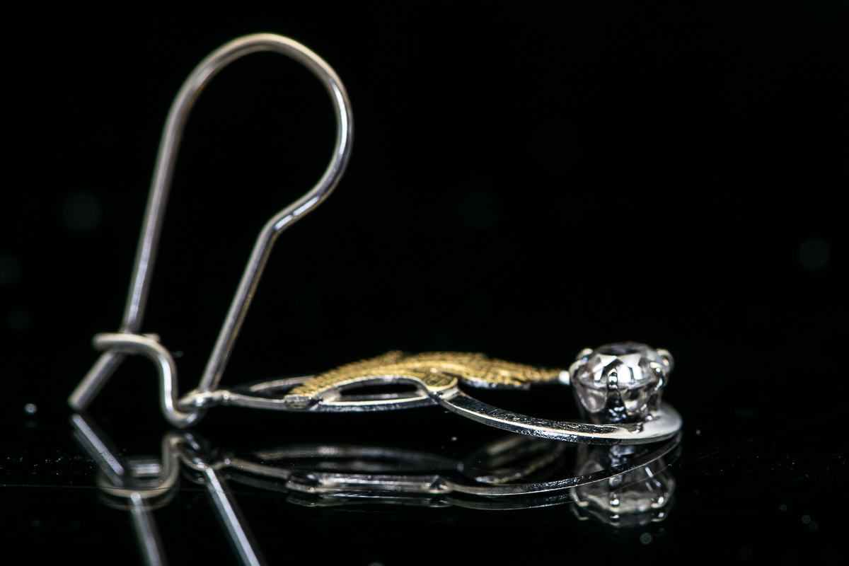 Sterling Silver Leaf Earrings