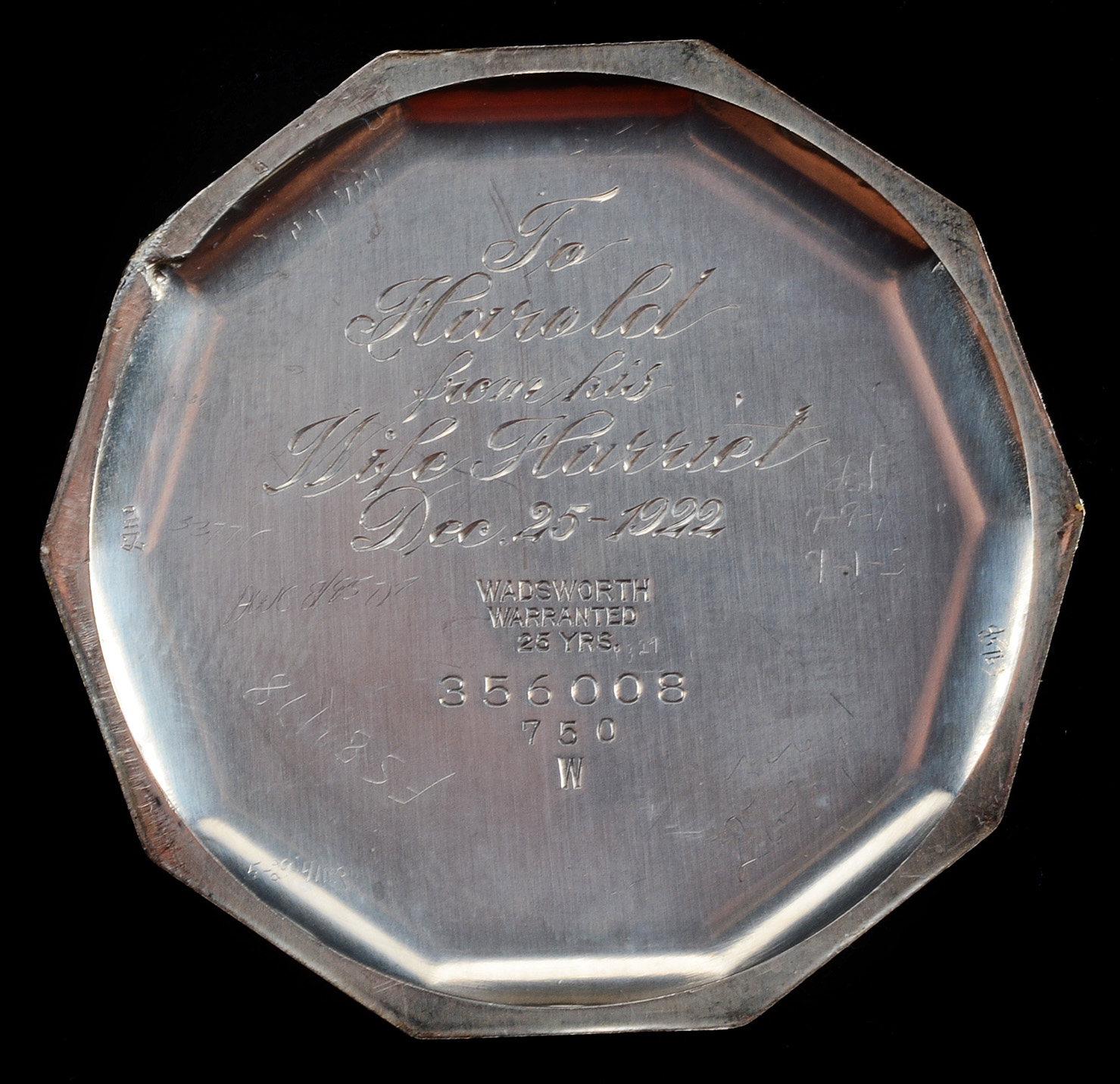 Vintage Art Deco Gruen Pocket Watch