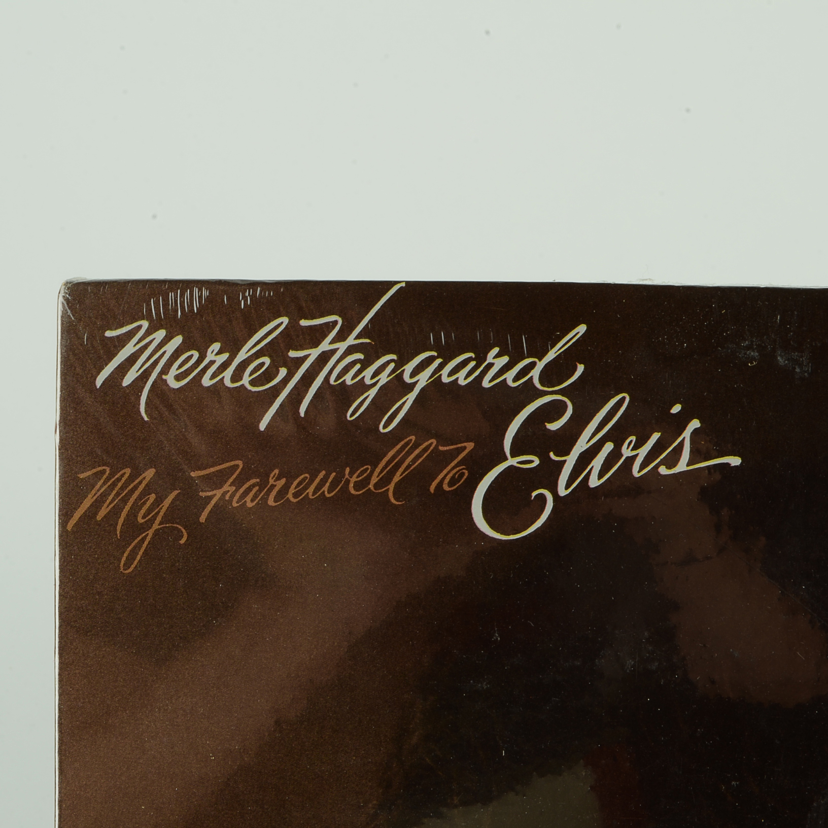 Sealed 1977 Vintage Merle Haggard's "My Farewell To Elvis, From Graceland To The Promised Land" Album