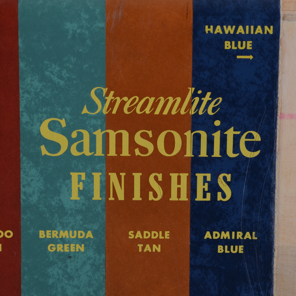 Vintage 1950s Samsonite Salesman Sample Case