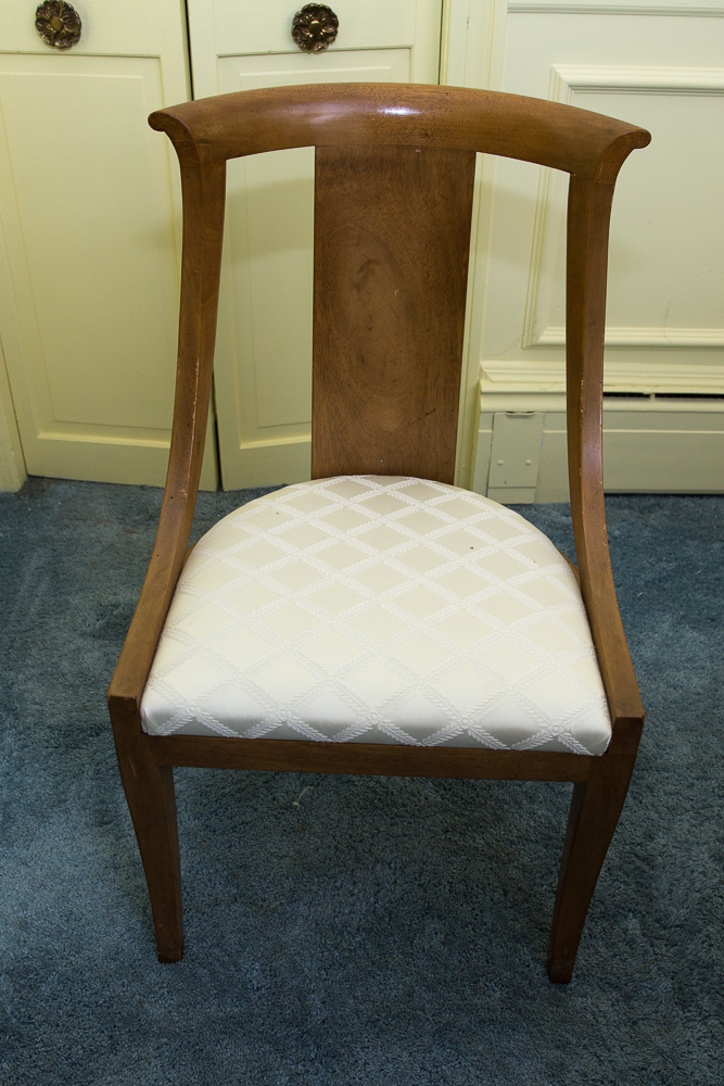 Late 20th Century Baker Furniture Dining Table and Chairs
