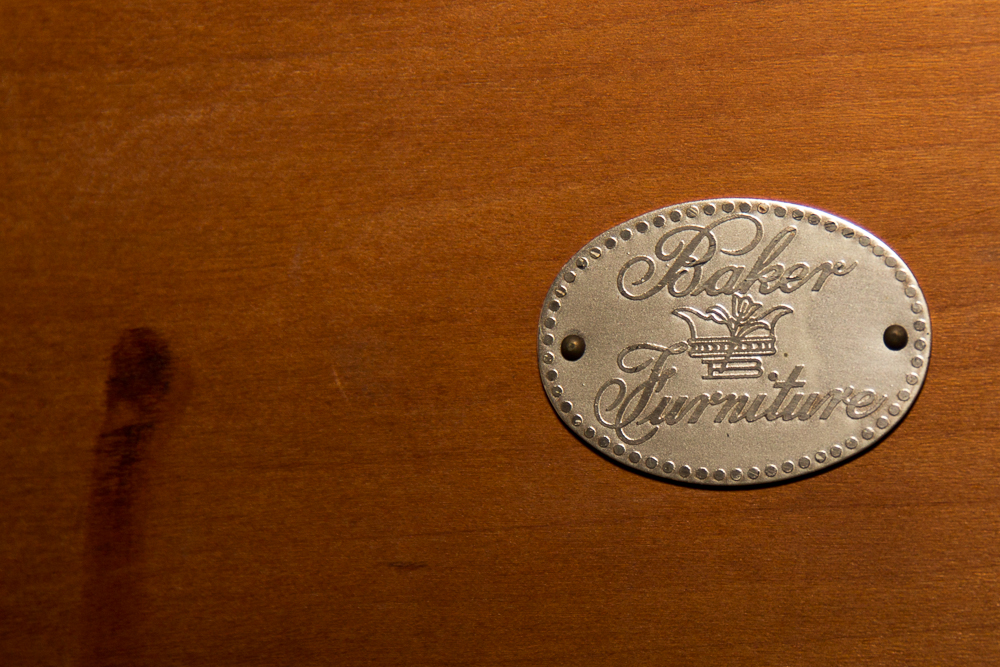 Late 20th Century Baker Furniture Dining Table and Chairs
