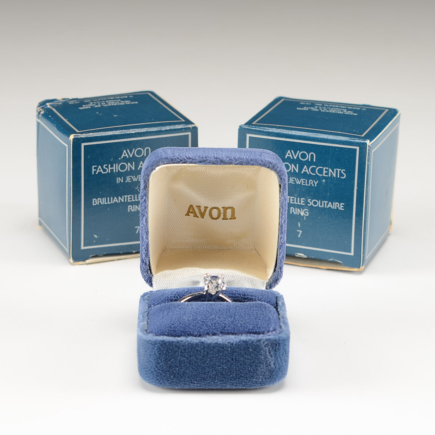 Three Avon Sterling Silver Brilliantelle Rings