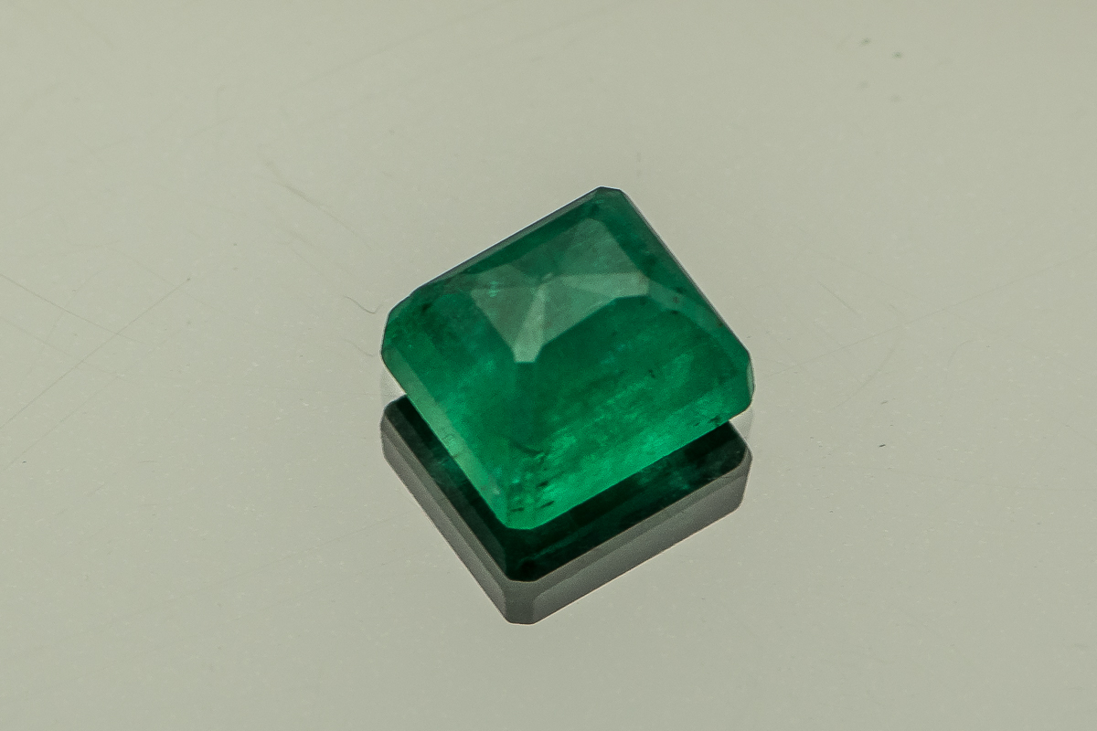 1.52 CT Emerald Cut Natural Emerald Loose Stone