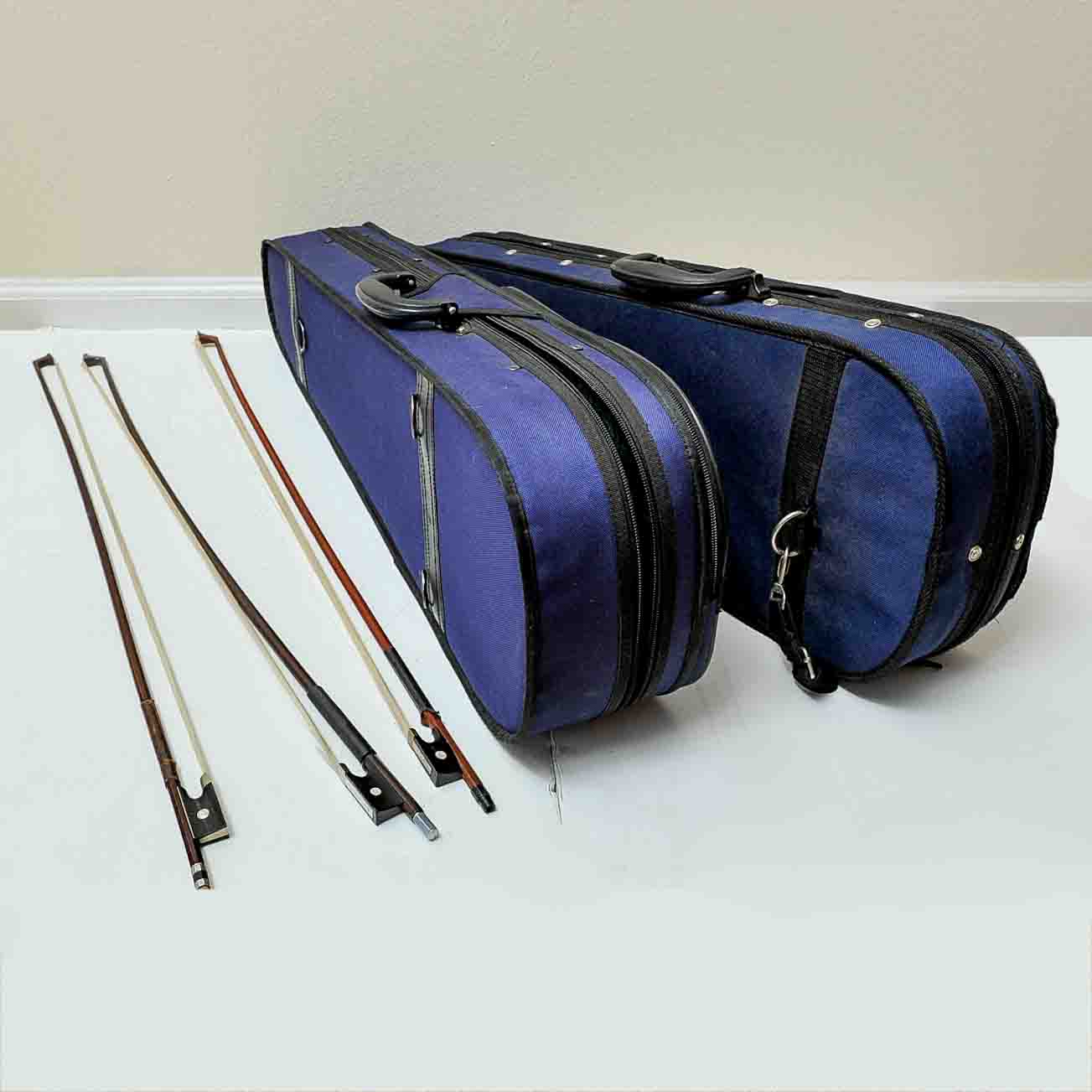 1969 Suzuki 1/2 Size Stradivarius Copy and a Rosetti Strings Violin with Cases