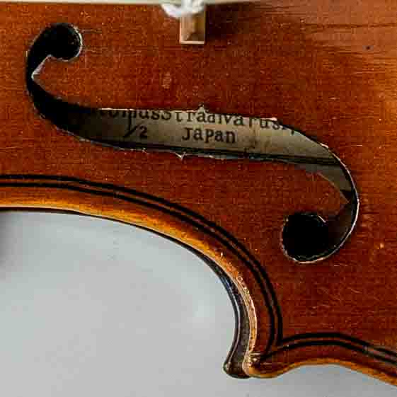 1969 Suzuki 1/2 Size Stradivarius Copy and a Rosetti Strings Violin with Cases