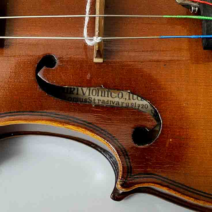 1969 Suzuki 1/2 Size Stradivarius Copy and a Rosetti Strings Violin with Cases