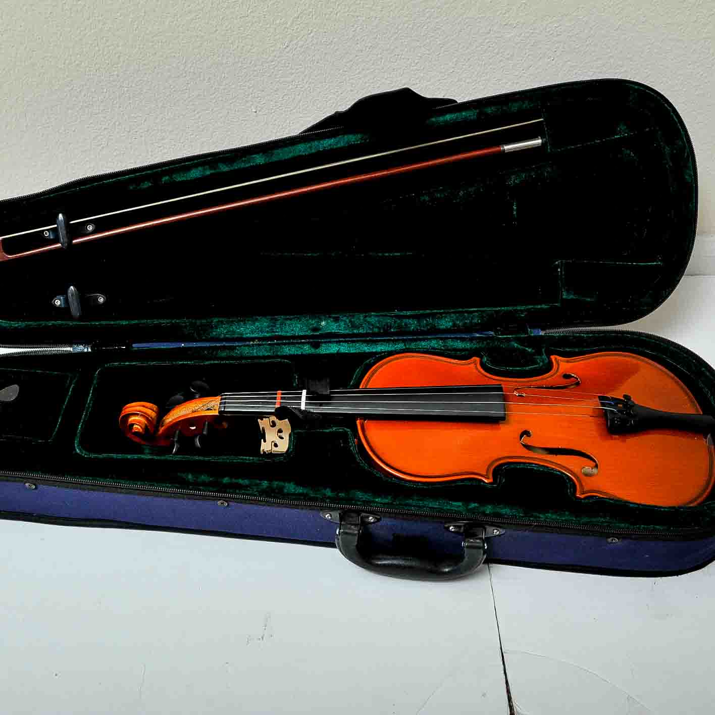 1969 Suzuki 1/2 Size Stradivarius Copy and a Rosetti Strings Violin with Cases