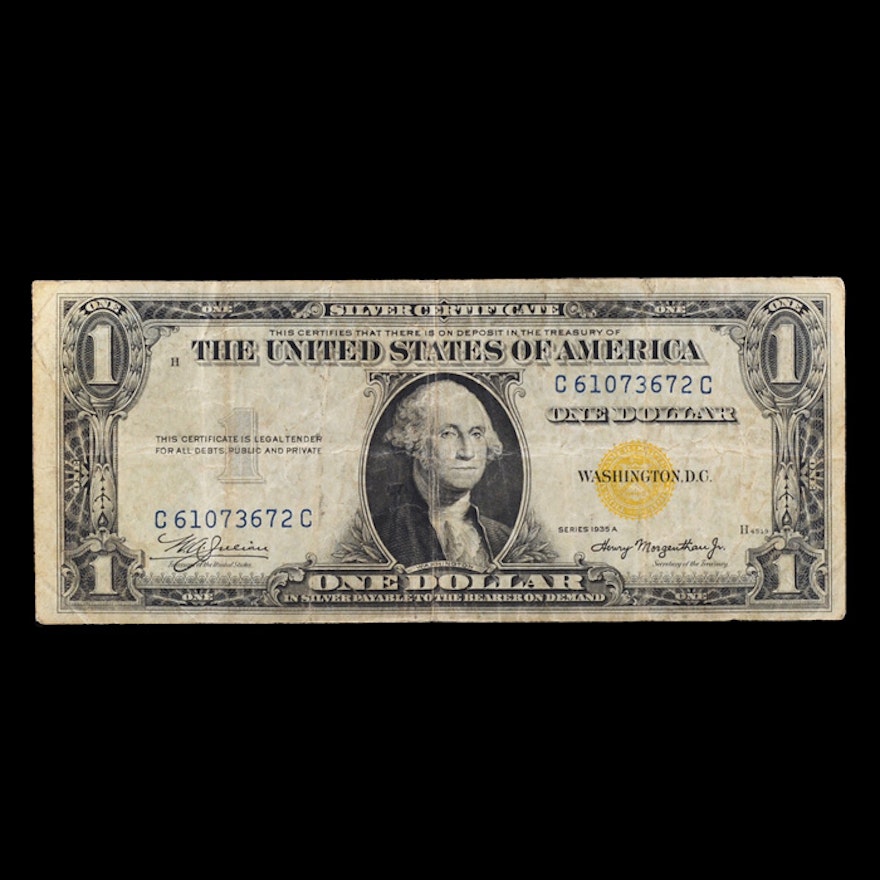 1935-A One Dollar Silver Certificate