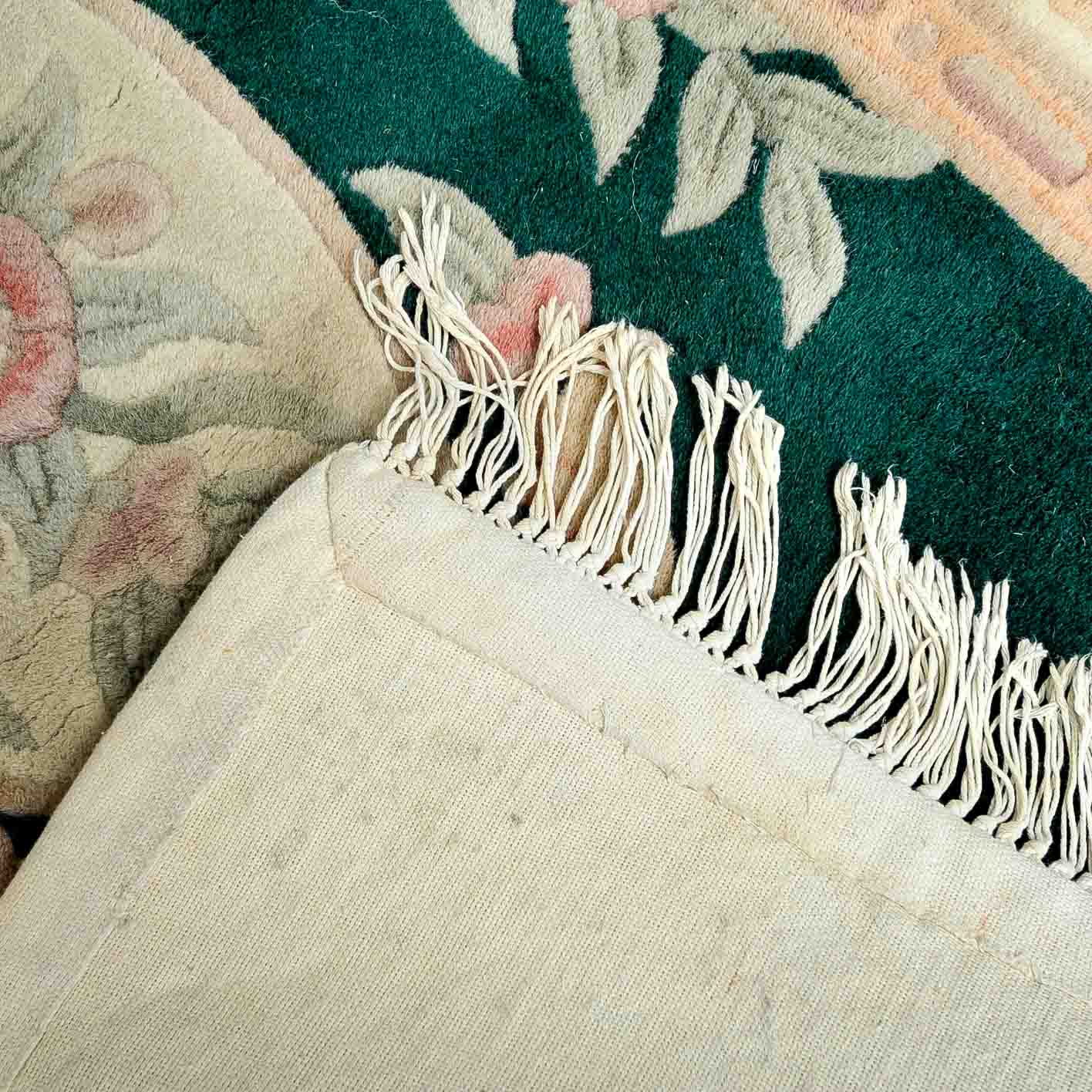 Carved Chinese Art Deco Style Rug