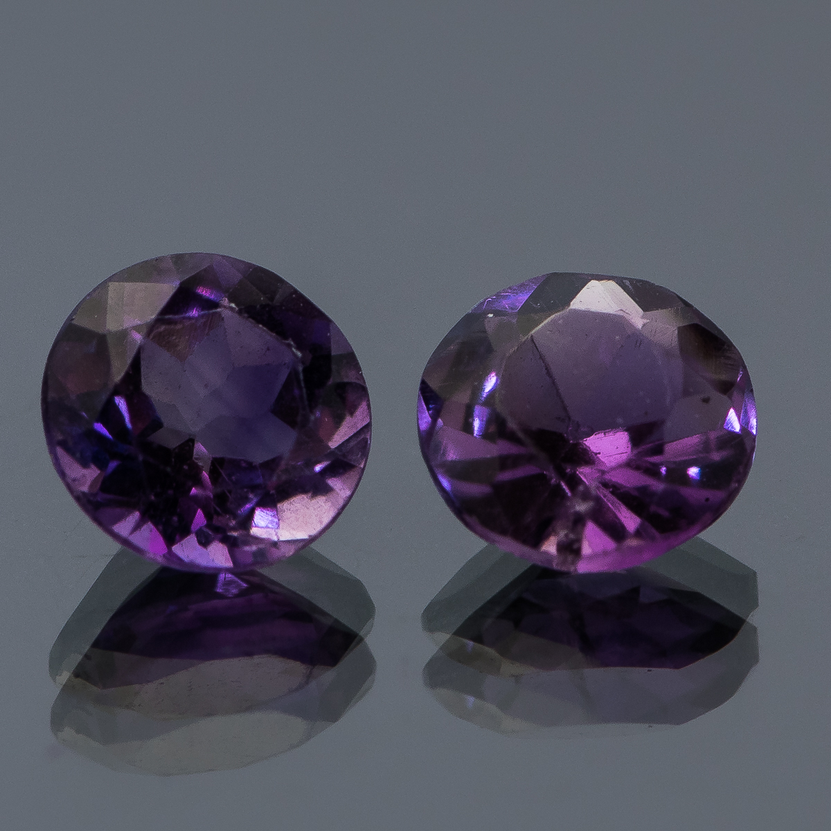Pair of Amethyst Loose Stones