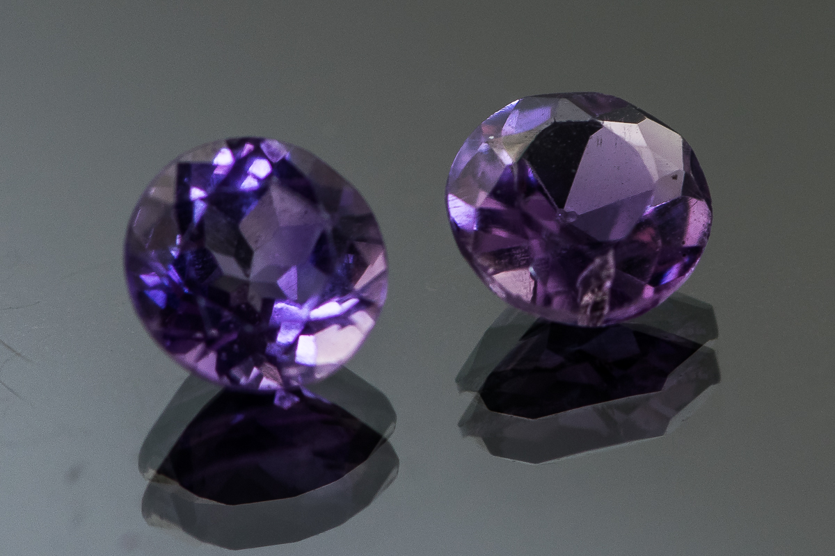 Pair of Amethyst Loose Stones