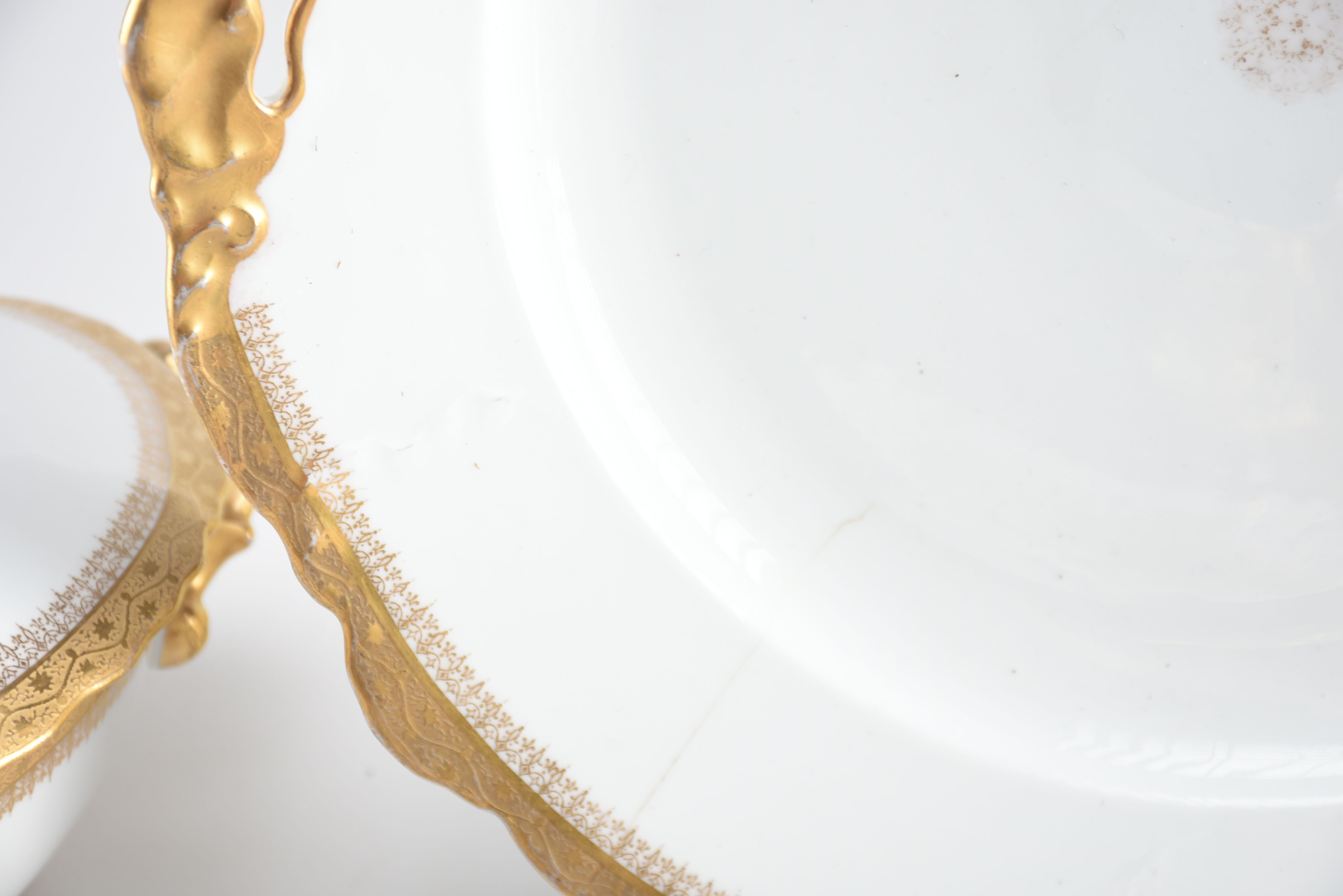 Collection of Gold-Tone Accented Limoges China