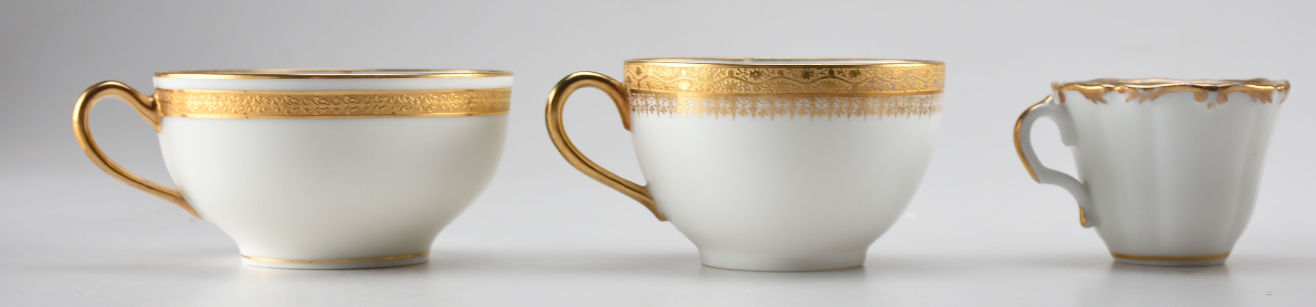 Collection of Gold-Tone Accented Limoges China