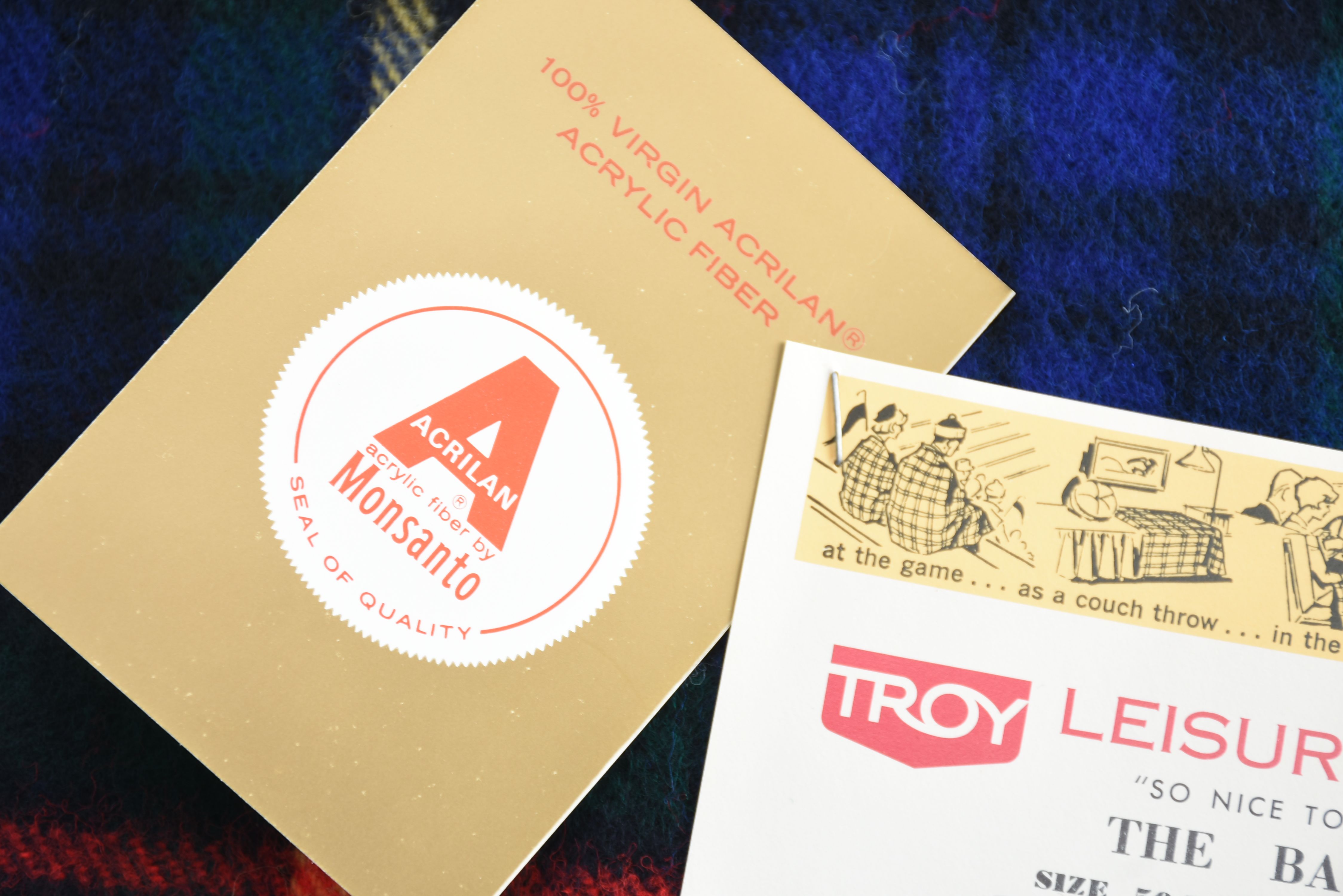 Vintage Troy Leisure Blanket