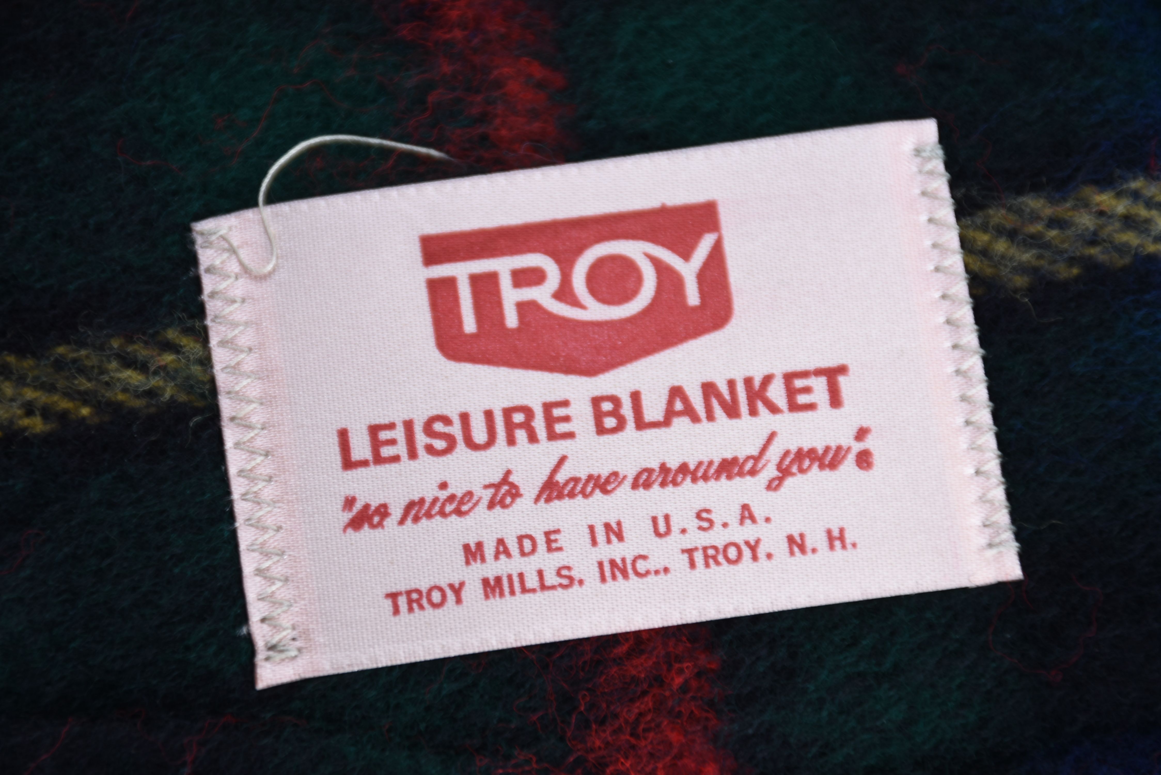 Vintage Troy Leisure Blanket