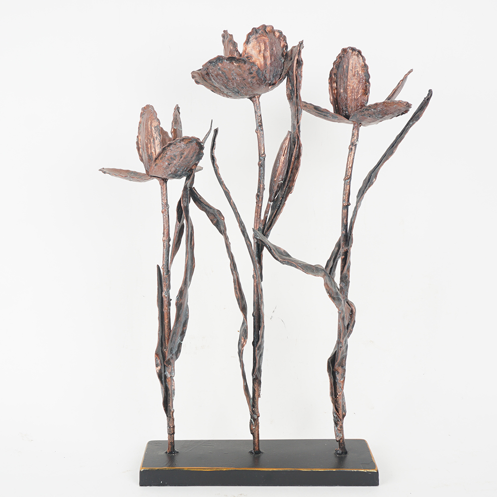 Metal Tulip Sculpture