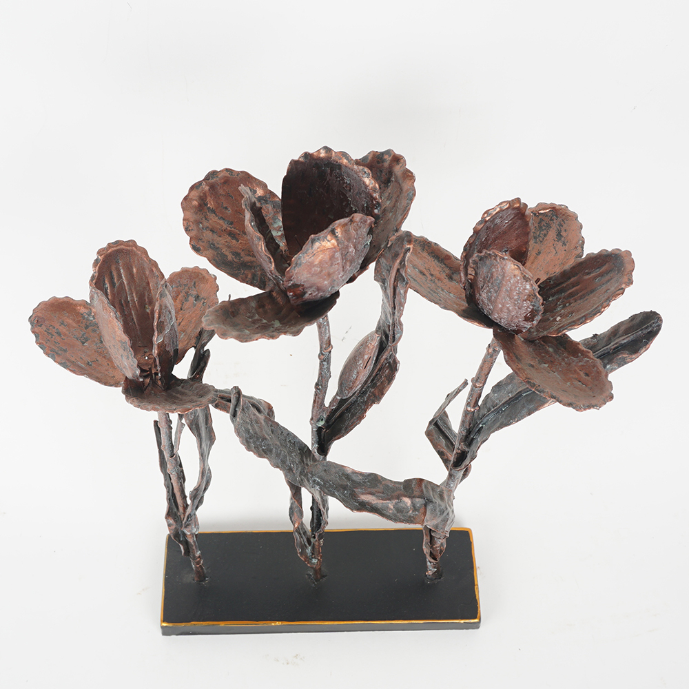 Metal Tulip Sculpture