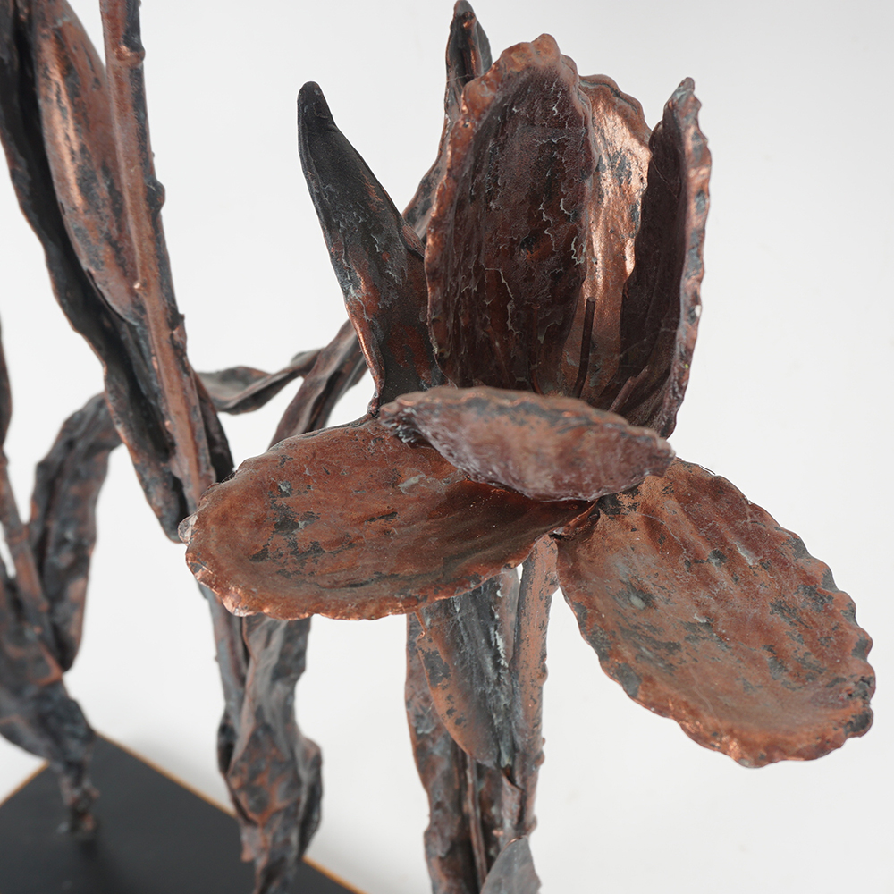 Metal Tulip Sculpture