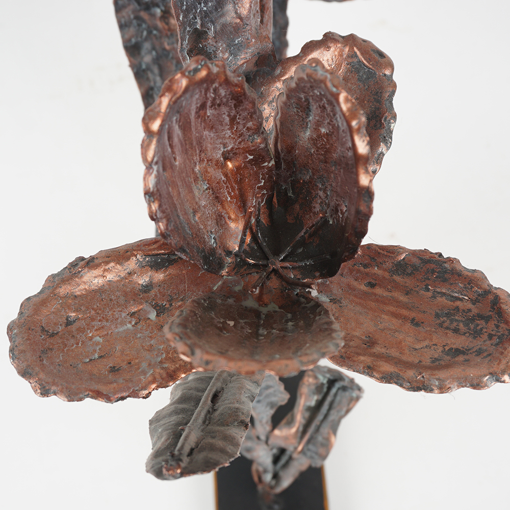 Metal Tulip Sculpture