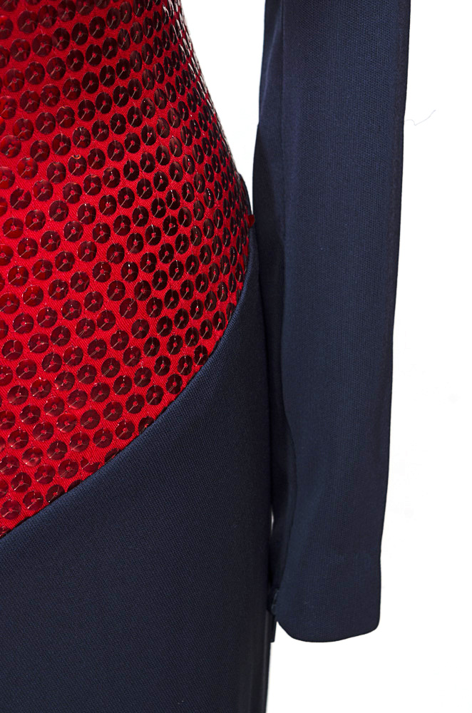 Tanya's Iconic Vintage Evening Dress Tanya Wore at The Ronald Reagan National Republican Convention In Detroit when she Sang the National Anthem with Glen Campbell