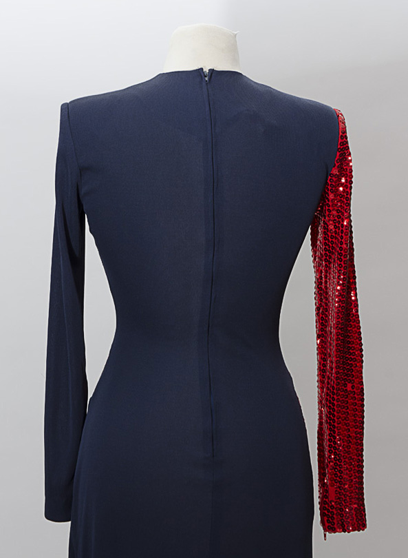 Tanya's Iconic Vintage Evening Dress Tanya Wore at The Ronald Reagan National Republican Convention In Detroit when she Sang the National Anthem with Glen Campbell