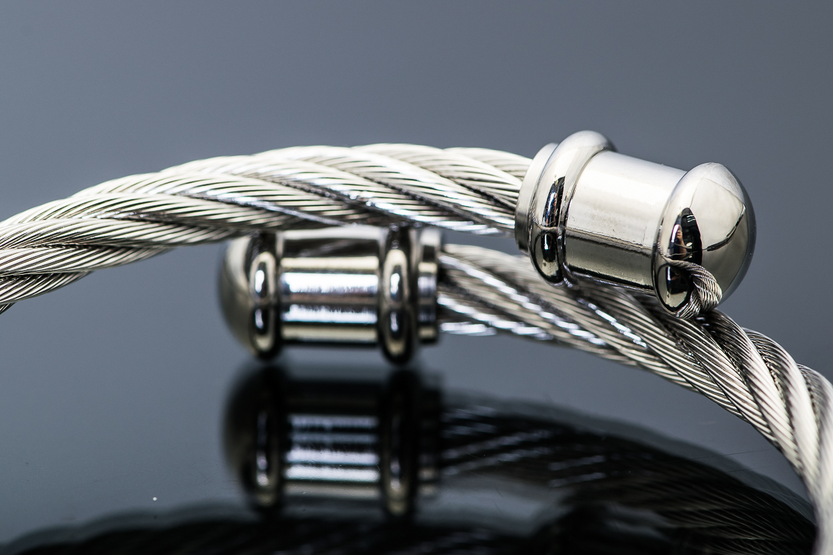 Stainless Steel Twisted Cable Bracelet