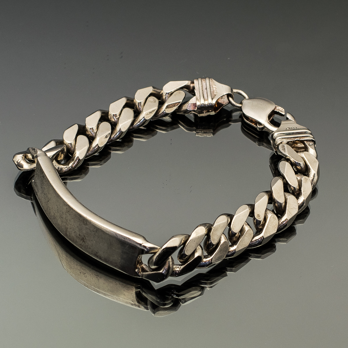 Italian Sterling Silver ID Bracelet