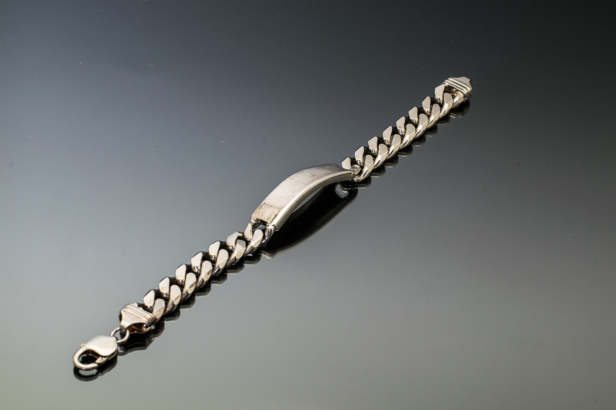 Italian Sterling Silver ID Bracelet