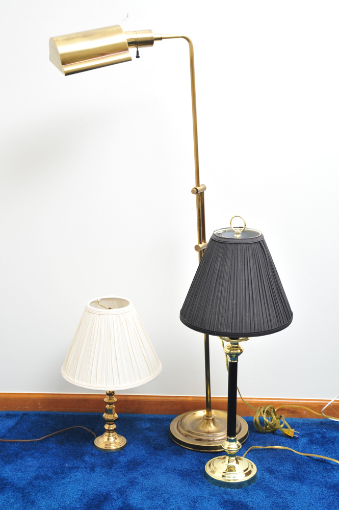 Collection of Brass Lamps