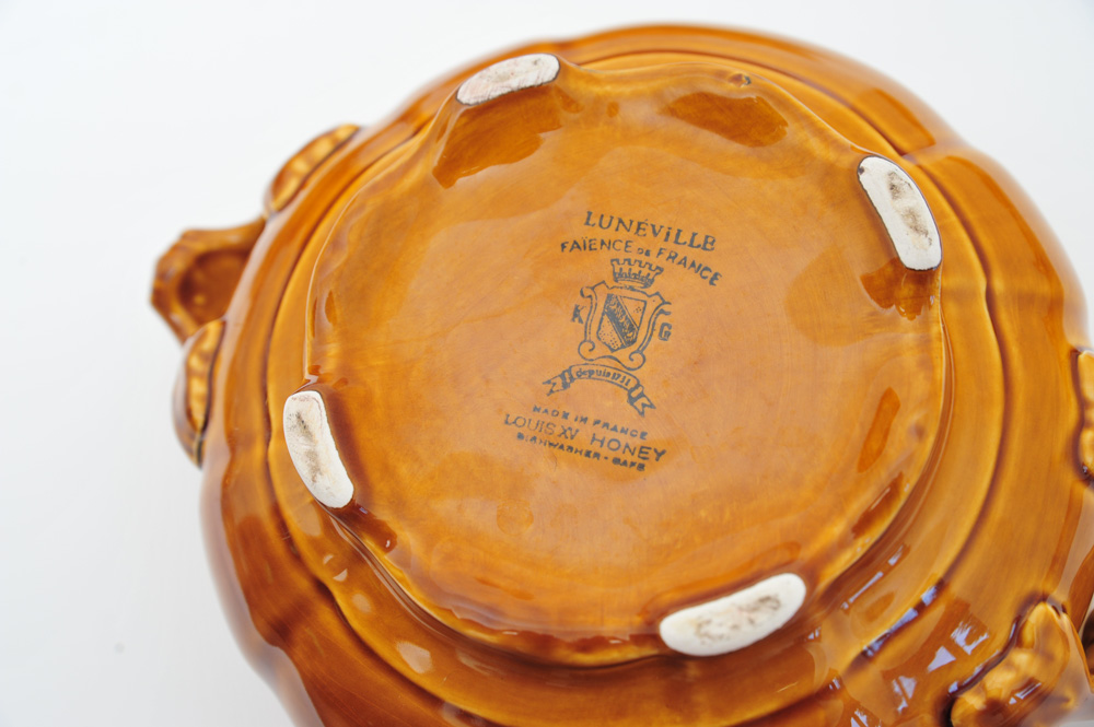 Luneville French "Louis XV Honey" Dishware