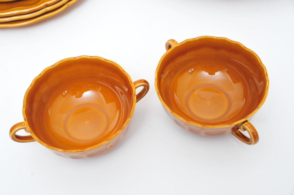 Luneville French "Louis XV Honey" Dishware