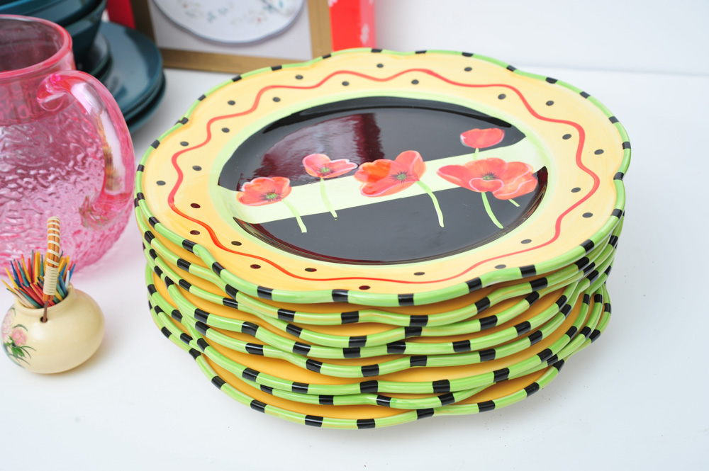 Generous Collection of Dishware and Glassware