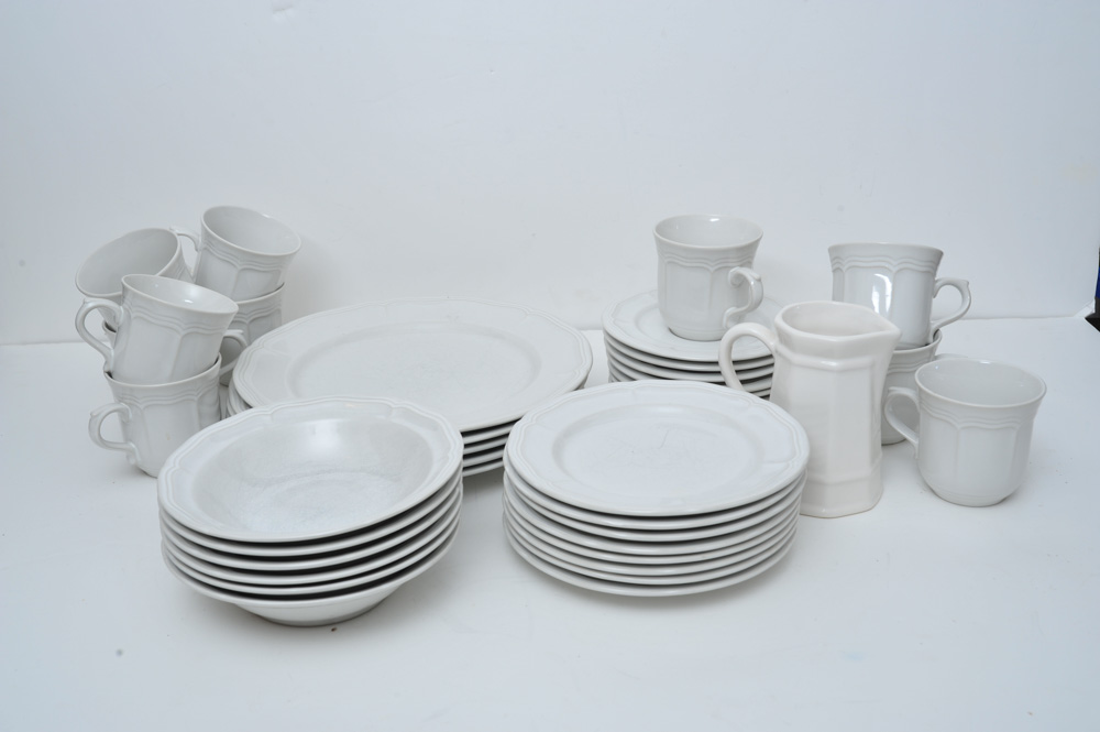 Generous Collection of Dishware and Glassware