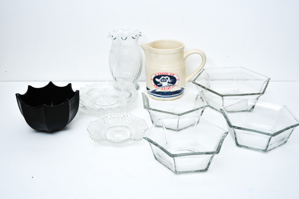 Generous Collection of Dishware and Glassware