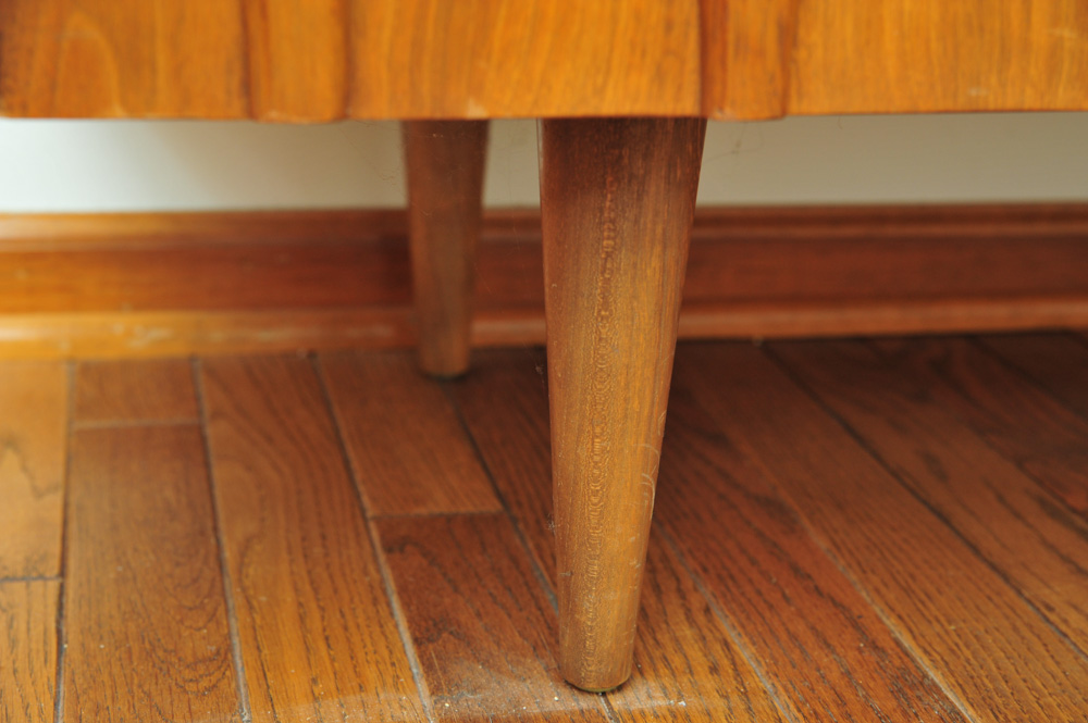 Mid Century Modern Teak Wood China Cabinet