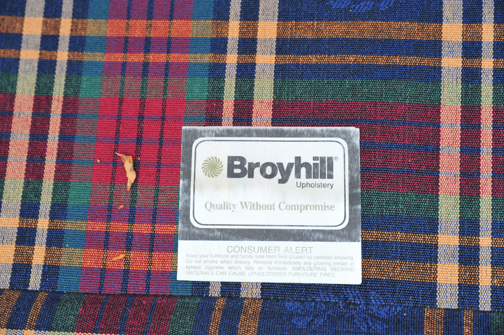 Broyhill Upholstered Wingback Loveseat