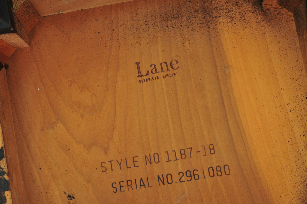 Vintage Wooden Chair and Side Table Pairing