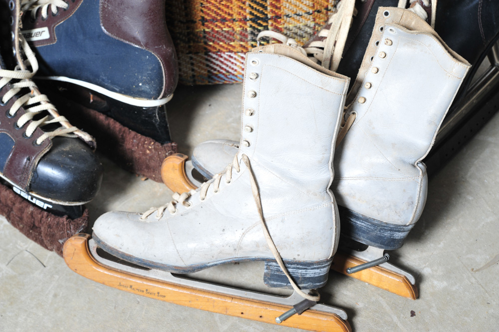 Collection of Vintage Sports Equipment