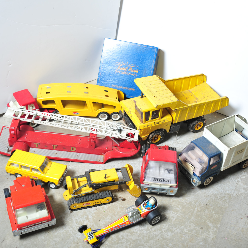 Vintage Metal Trucks, Cars and More
