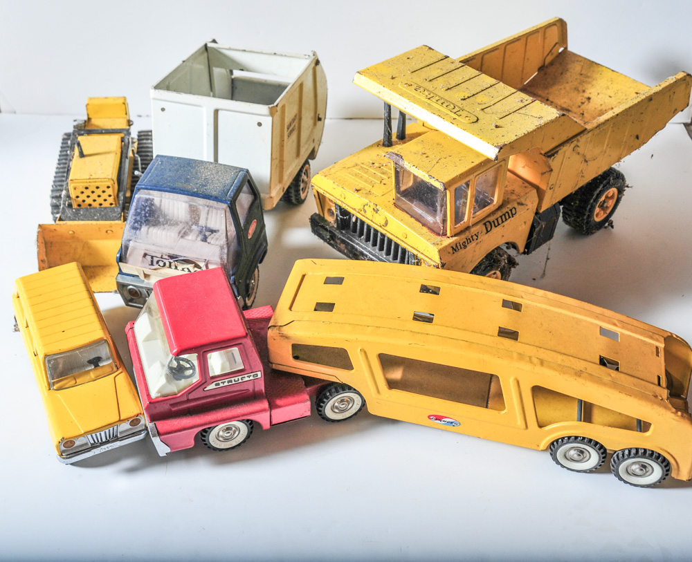 Vintage Metal Trucks, Cars and More