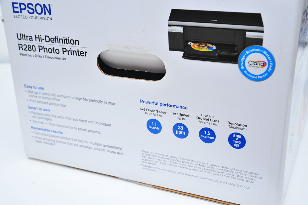 Epson Ultra Hi-Definition R280 Photo Printer