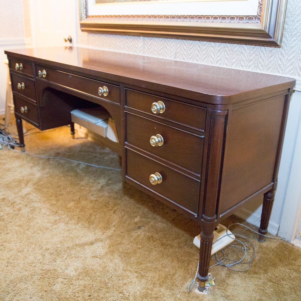 Vintage R-Way Pedestal Desk