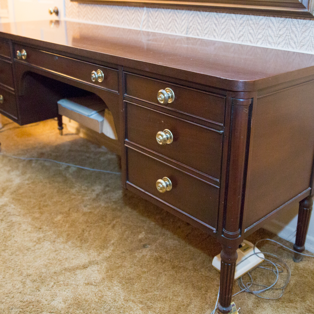 Vintage R-Way Pedestal Desk