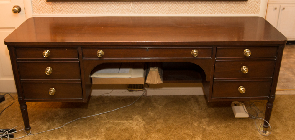 Vintage R-Way Pedestal Desk